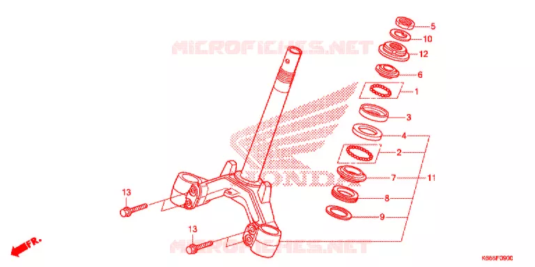 STURING STANG Honda MOTO 110 BIZ 2020  BC110ML