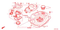 BRANDSTOF TANK (3) voor Honda BIZ 125 PARTIDA ELETRICA 2011
