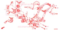 FRAME CHASSIS  (3) voor Honda BIZ 125 PARTIDA ELETRICA 2011