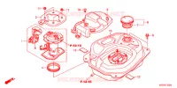 BRANDSTOF TANK (3) voor Honda BIZ 125 PARTIDA ELETRICA, RODAS FUNDIDAS 2013