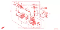 GASKLEP HUIS voor Honda BIZ 125 PARTIDA ELETRICA, RODAS FUNDIDAS 2013