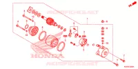 STARTMOTOR voor Honda BIZ 125 PARTIDA ELETRICA, RODAS FUNDIDAS 2014