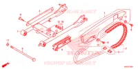 ZWAAI ARM voor Honda BIZ 125 PARTIDA ELETRICA, RODAS FUNDIDAS 2017
