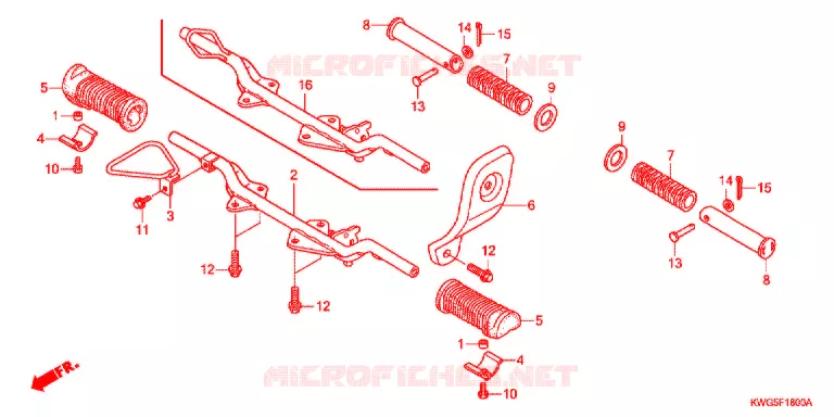OPSTAP Honda MOTO 125 CG 2012  CG125CKSC