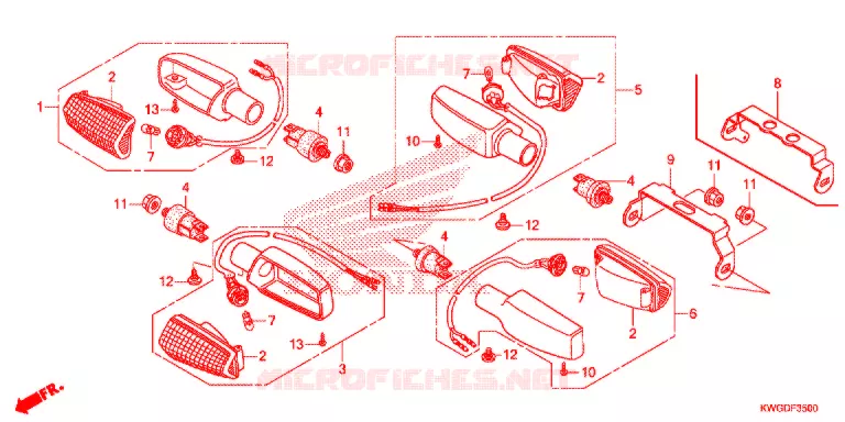 KNIPPERLICHT Honda MOTO 125 CG 2013  CG125ESD