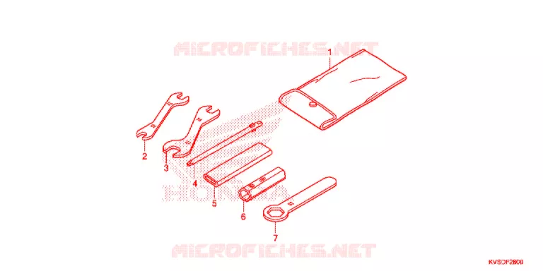 GEREEDSCHAP Honda MOTO 150 CG 2013  CG150ESD