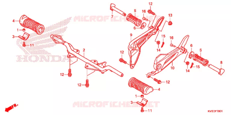 OPSTAP  (ESD/EX) Honda MOTO 150 CG 2013  CG150EXD
