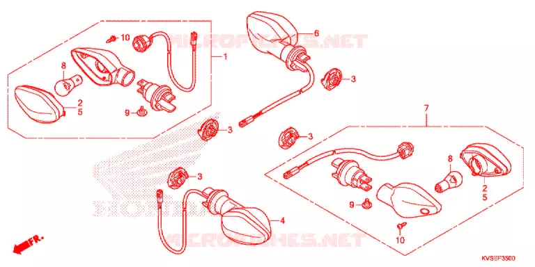 KNIPPERLICHT Honda MOTO 150 CG 2014  CG150EXE