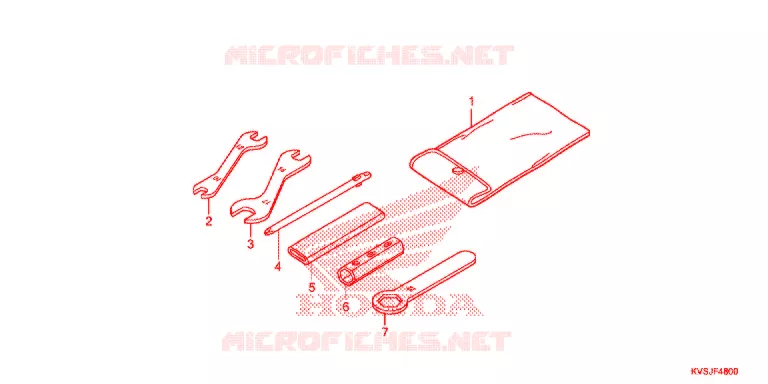 GEREEDSCHAP Honda MOTO 160 CG 2019  CG160ESDK
