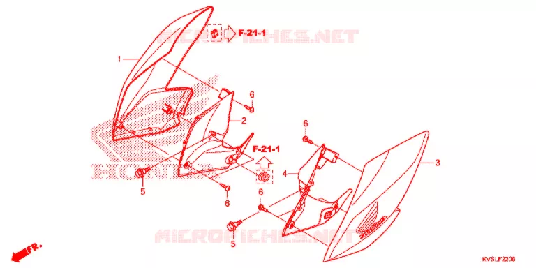 DEKBAND (CES/ESD) Honda MOTO 160 CG 2020  CG160ESDL