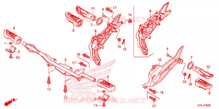 OPSTAP Honda MOTO 160 CG 2020  CG160ESDL