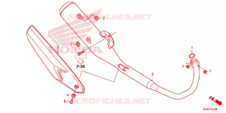 UITLAATDEMPER Honda MOTO 160 CG 2021  CG160ESDL