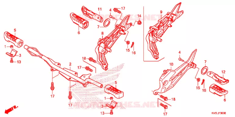 OPSTAP Honda MOTO 160 CG 2020  CG160EXL