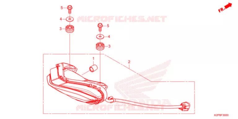 ACHTERLICHT Honda MOTO 150 RS 2021  FS150FAN