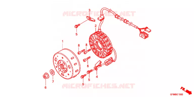ALTERNATORE Honda SCOOTER 110 LEAD 2012  NHX110C
