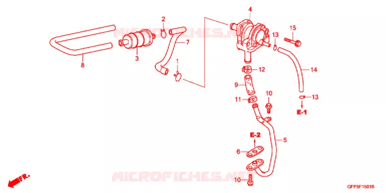 LUCHTZUIGKLEP Honda MOTO 100 POP 2009  RF1009