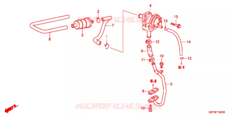 LUCHTZUIGKLEP Honda MOTO 100 POP 2011  RF100B