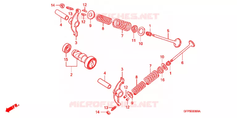 NOKKENAS/KLEP Honda MOTO 100 POP 2012  RF100C