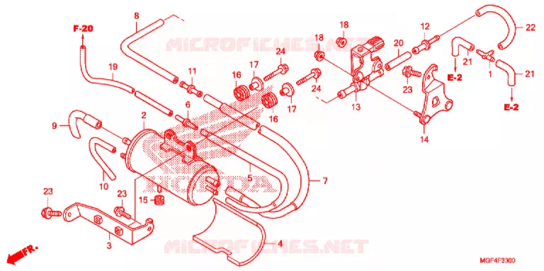 VERDAMPING BUS Honda SCOOTER 600 SILVERWING 2012  FSC600AC