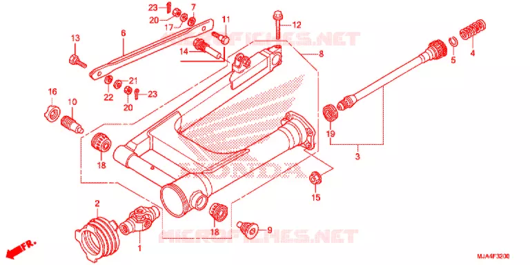 ZWAAI-ARM  (VT750C/CA/CS/C2/C2F/C2B) Honda MOTO 750 SHADOW 2012  VT750CC