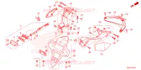 ACHTERSPATBORD / KENTEKEN VERLICHTING voor Honda CBR 600 RR 2021