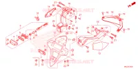 ACHTERSPATBORD / KENTEKEN VERLICHTING voor Honda CBR 600 RR 2021
