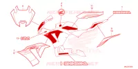 STREEP/EMBLEEM voor Honda CBR 600 RR 2021
