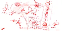 BRANDSTOF TANK/BRANDSTOF POMP voor Honda REBEL 1100 DCT 2022