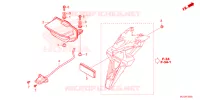 ACHTERLICHT/KENTEKEN LICHT voor Honda AFRICA TWIN 1100 2023