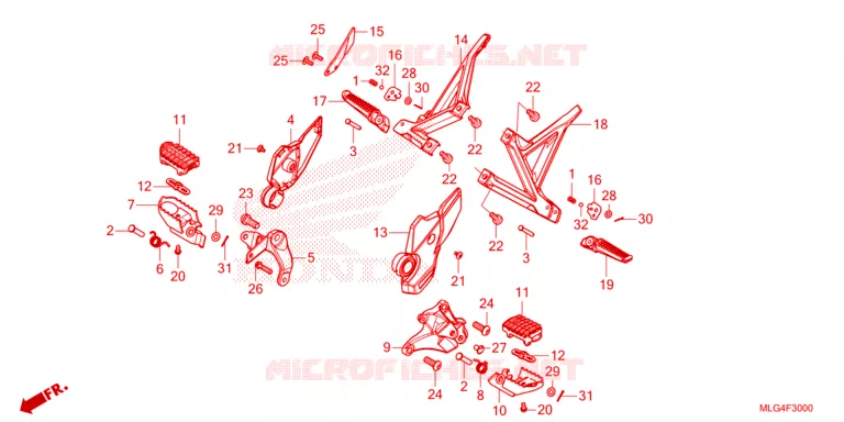 OPSTAP Honda MOTO 1100 AFRICA-TWIN 2023  CRF1100D4N