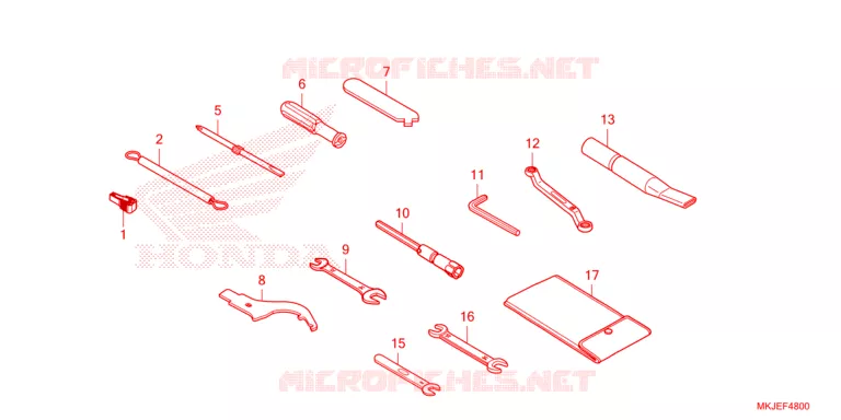 GEREEDSCHAP Honda MOTO 1000 CB 2023  CB1000RAP
