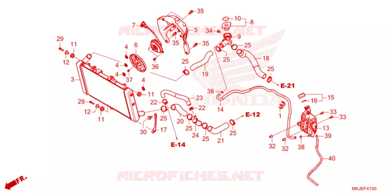 RADIATOR Honda MOTO 1000 CB 2023  CB1000RAP
