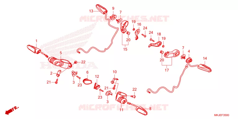 KNIPPERLICHT Honda MOTO 1000 CB 2023  CB1000RAP