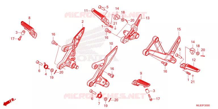 OPSTAP Honda MOTO 750 HORNET 2023  CB750AP