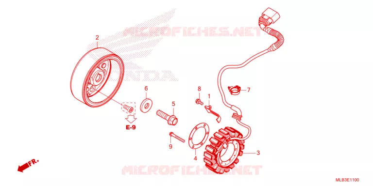 ALTERNATORE Honda MOTO 750 HORNET 2023  CB750AP