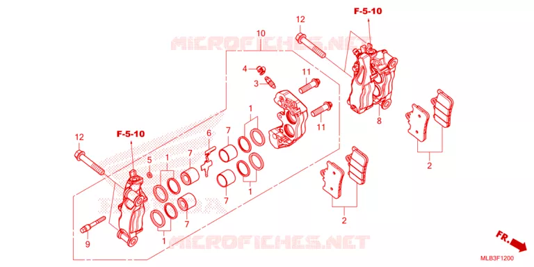 VOOR REMKLAUW Honda MOTO 750 HORNET 2024  CB750AP