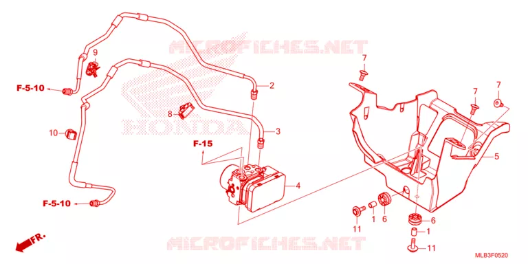 ABS MODULATOR - REMSLANG Honda MOTO 750 HORNET 2023  CB750AP