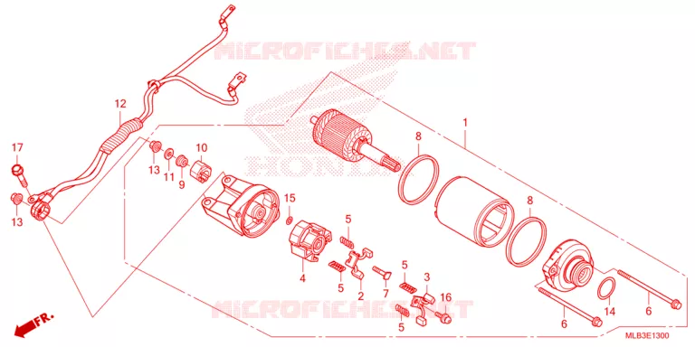 STANDAARD/KICKSTARTER ARM Honda MOTO 750 HORNET 2023  CB750AP