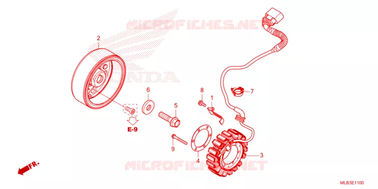 ALTERNATORE Honda MOTO 750 HORNET 2023  CB750AP