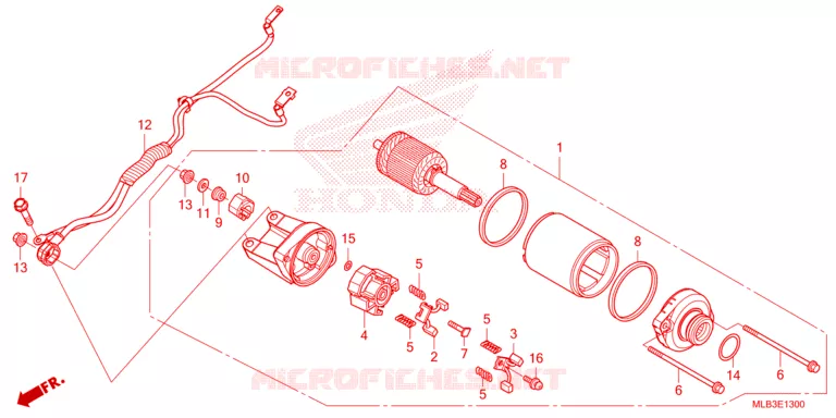 STANDAARD/KICKSTARTER ARM Honda MOTO 750 HORNET 2023  CB750AP
