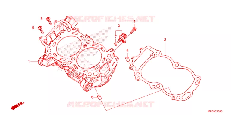 ACHTER REM HOOFD  Honda MOTO 750 HORNET 2023  CB750AP