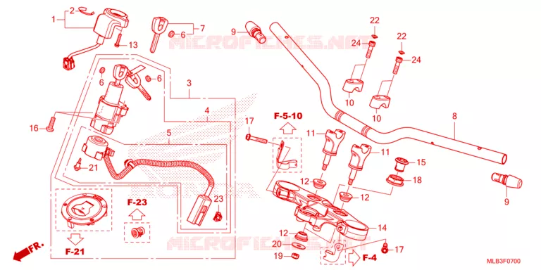 HENDEL PIJP/BOVENSTE BRUG Honda MOTO 750 HORNET 2023  CB750AP