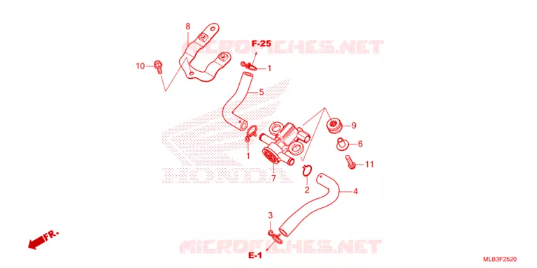 LUCHTINJECTIE SOLENOIDEKLEP Honda MOTO 750 HORNET 2023  CB750AP