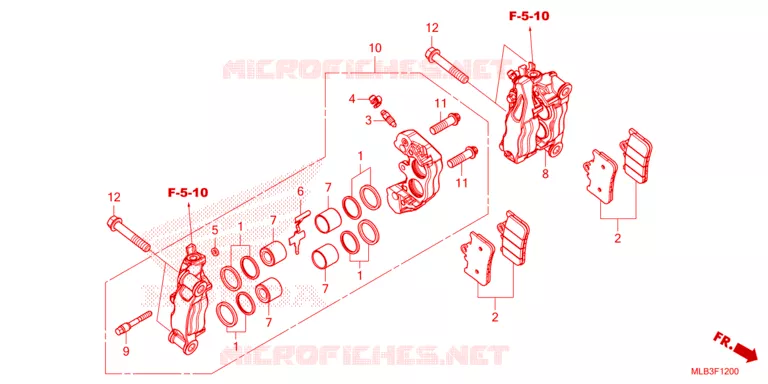 REMKLAUW VOOR Honda MOTO 750 HORNET 2024  CB750AP