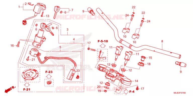 HENDEL PIJP/BOVENSTE BRUG Honda MOTO 750 HORNET 2023  CB750AP