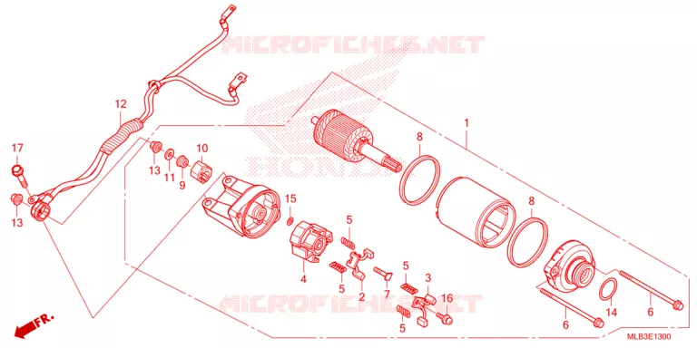 STANDAARD/KICKSTARTER ARM Honda MOTO 750 HORNET 2023  CB750AP