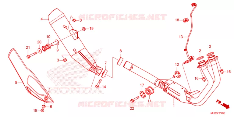 UITLAATDEMPER  Honda MOTO 750 HORNET 2023  CB750AP