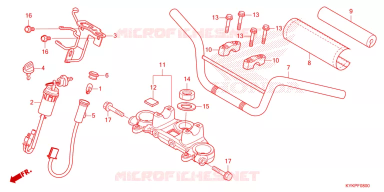 HENDEL PIJP/BOVENSTE BRUG Honda MOTO 110 CRF 2023  CRF110FP