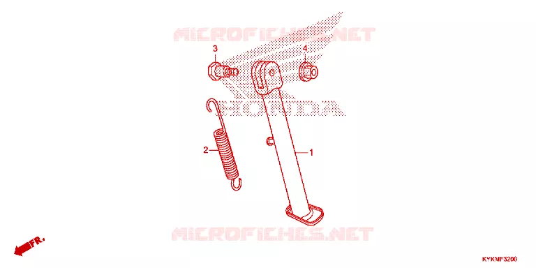 STANDAARD  Honda MOTO 110 CRF 2023  CRF110FP
