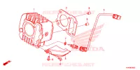ACHTER REM HOOFD  voor Honda CRF 110 2023
